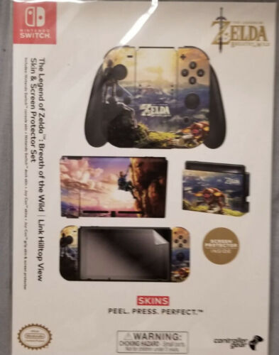 Nintendo Switch Skin & Screen Protector The Legend of Zelda: Breath of the Wild - Fresh Stock Dated December 2025