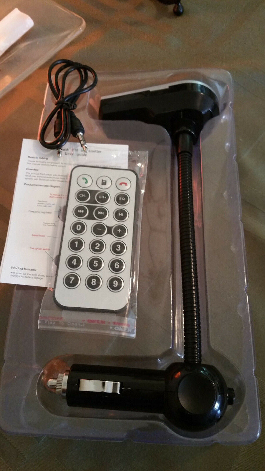 Music and Talking FM Modulator New Sealed in Box - Fresh Stock Dated December 2025