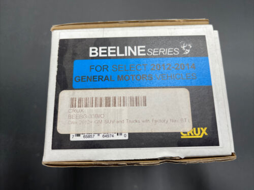 Crux beebg-33b/o 2012+ Gm SUV Truck W/ Nav Bluetooth Interface - Fresh Stock Dated February 2026