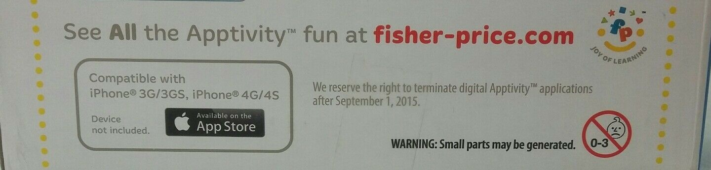 Fisher-Price Apptivity Case Pink iPhone 4 with stylus  Create and Learn - Fresh Stock Dated February 2026