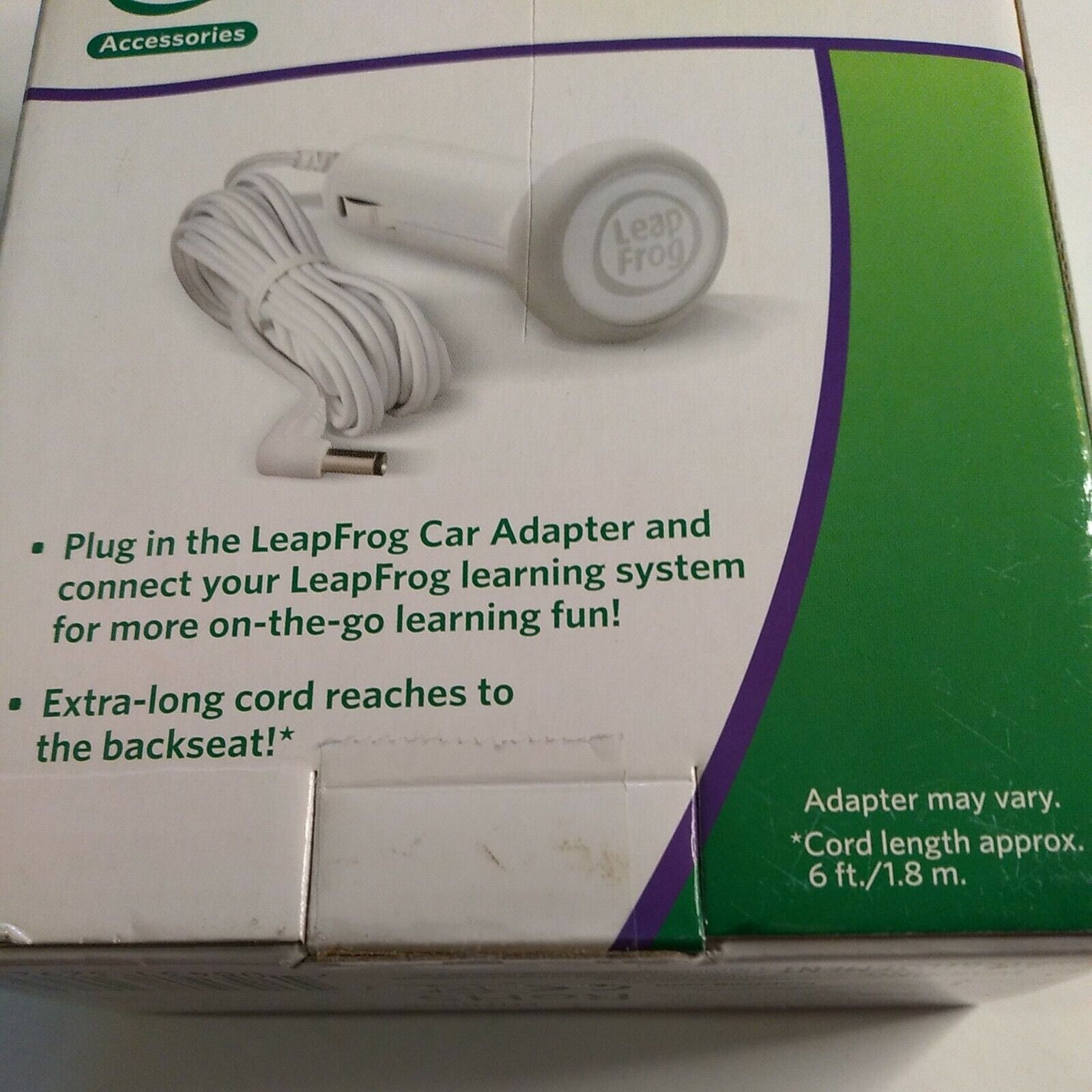 LeapFrog Car Adapter - 708431329256 - Fresh Stock Dated February 2026