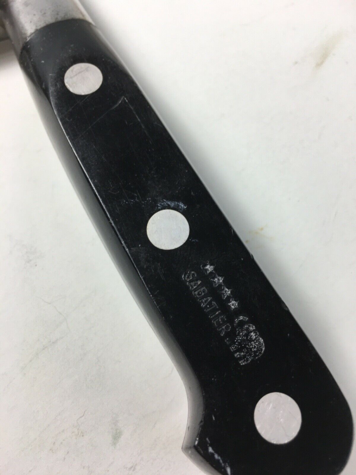 SABATIER  11 inch Chefs Knife VTG Professionally Sharpened/Restored Carbon Steel - Fresh Stock Dated December 2025