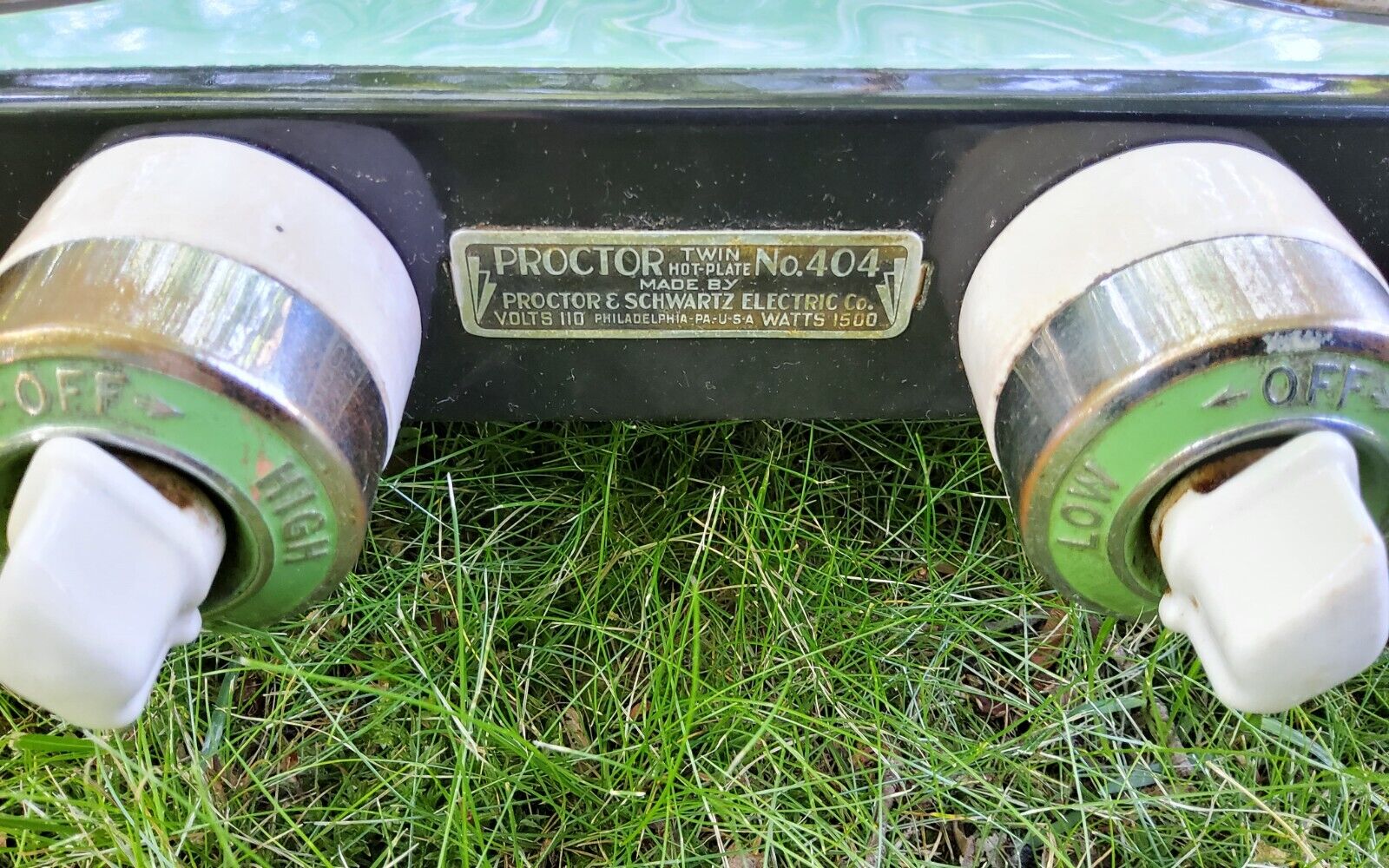 ANTIQUE VINTAGE PROCTOR TWIN HOT-PLATE NO. 404 - Fresh Stock Dated February 2026