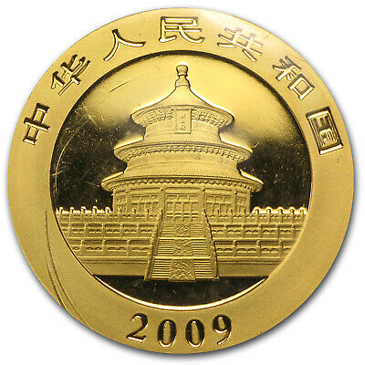 2009 China 1 oz Gold Panda BU (Sealed) - SKU #48434 - Fresh Stock Dated February 2026