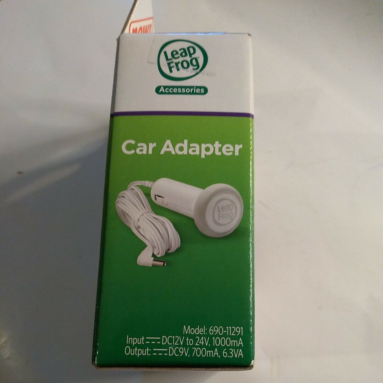 LeapFrog Car Adapter - 708431329256 - Fresh Stock Dated February 2026