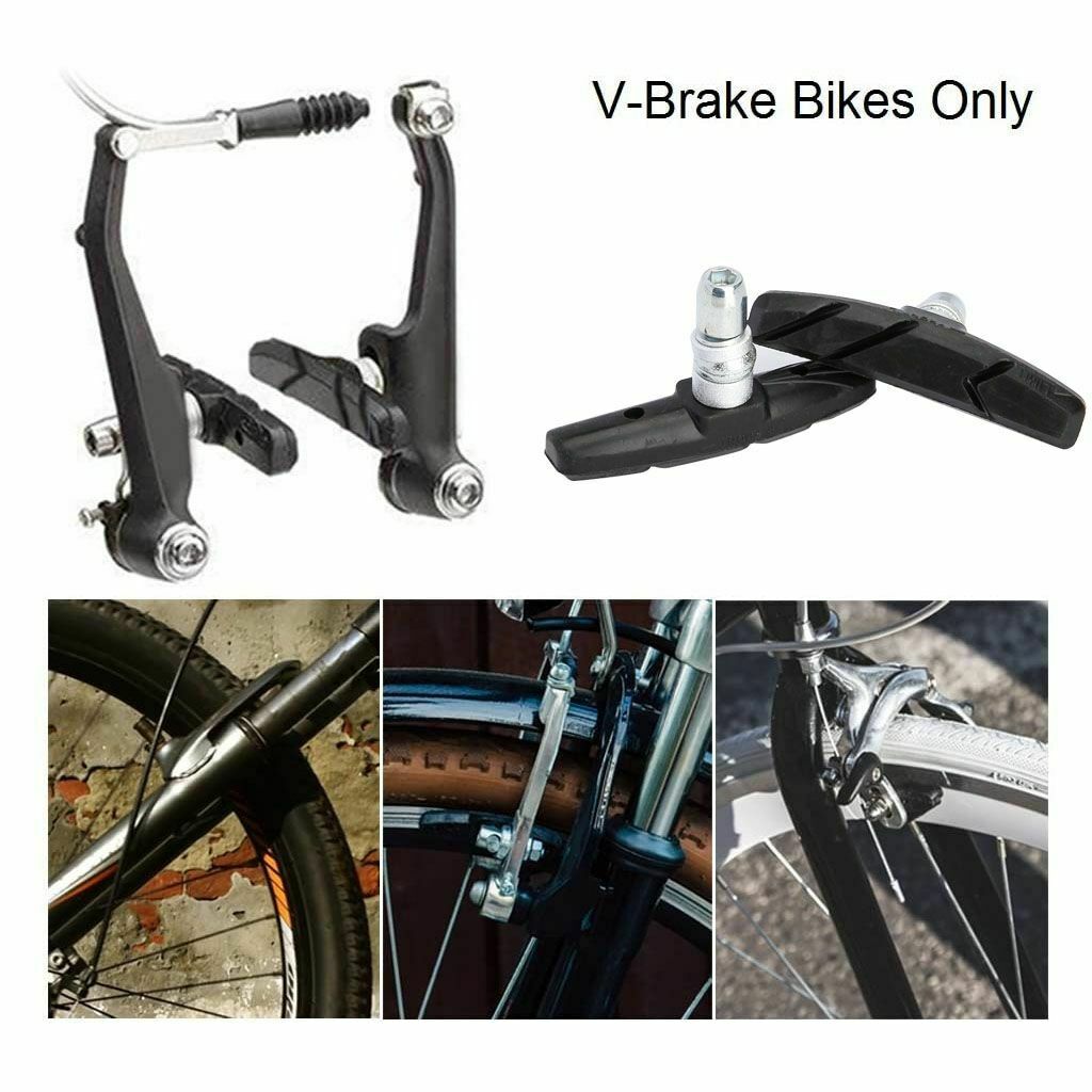 2~4X Bicycle Brake Pads Shoes 70mm V-brake For Mountain Bike VBrake MTB Cycling - Fresh Stock Dated February 2026