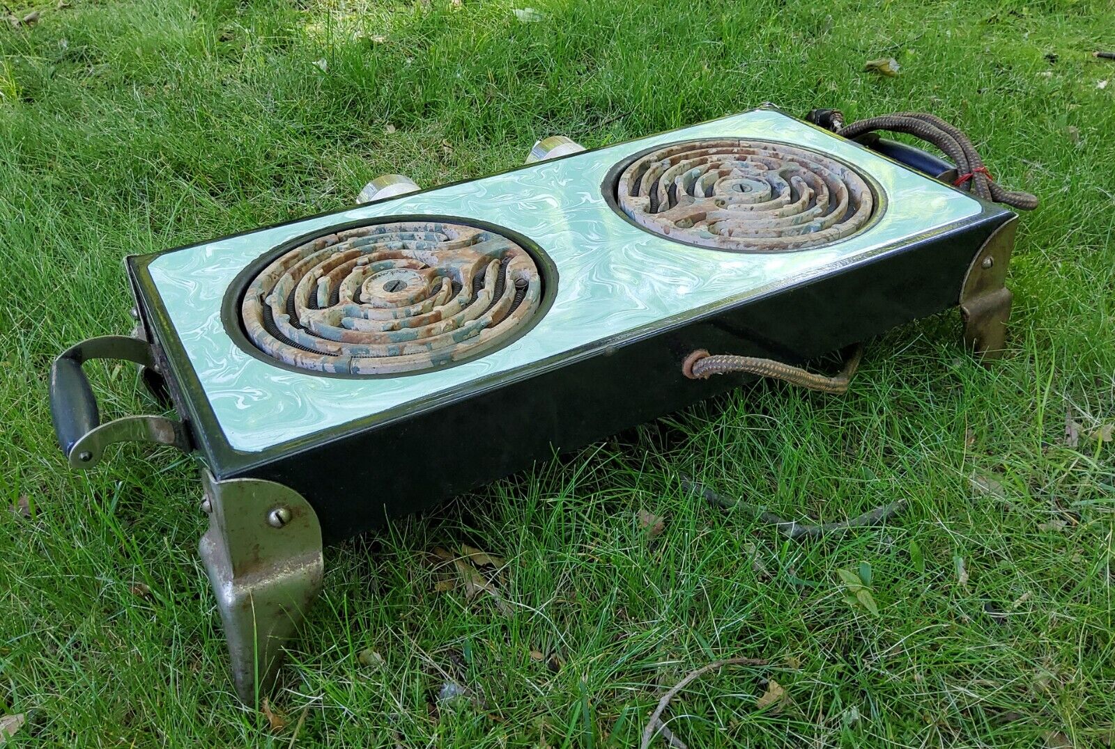 ANTIQUE VINTAGE PROCTOR TWIN HOT-PLATE NO. 404 - Fresh Stock Dated February 2026