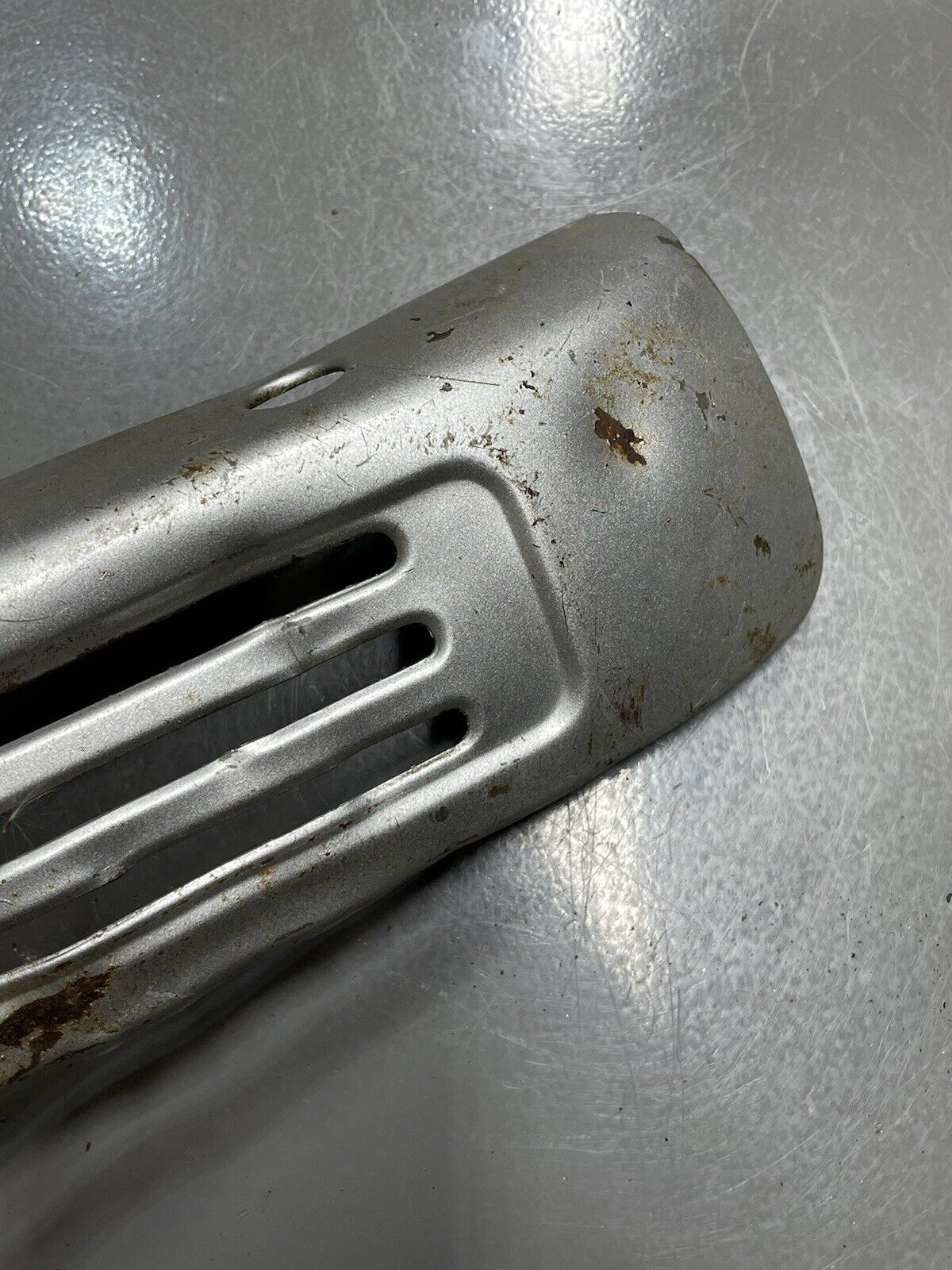 Yamaha QT50 Yamahopper Exhaust Muffler Heat Shield Cover Guard Protector - Fresh Stock Dated February 2026