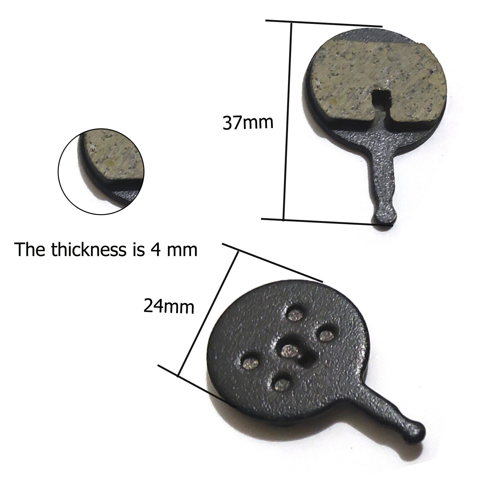 5 Pairs Bike Brake Pads for Avid Mechanical BB5 Resin Semi-Metallic Brake Pad - Fresh Stock Dated February 2026