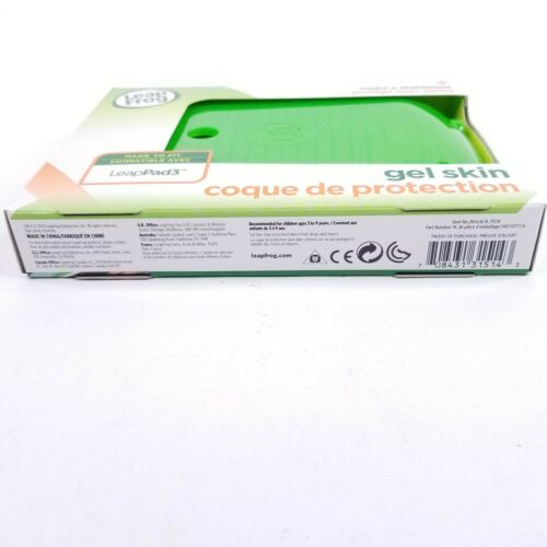 LeapFrog LeapFrog LeapPad3 Gel Skin, Green (made to fit LeapPad3) New - Fresh Stock Dated December 2025