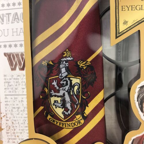 Harry Potter Character Costume Gryffindor Accessories Kit w/ Necktie Eyeglasses - Fresh Stock Dated December 2025