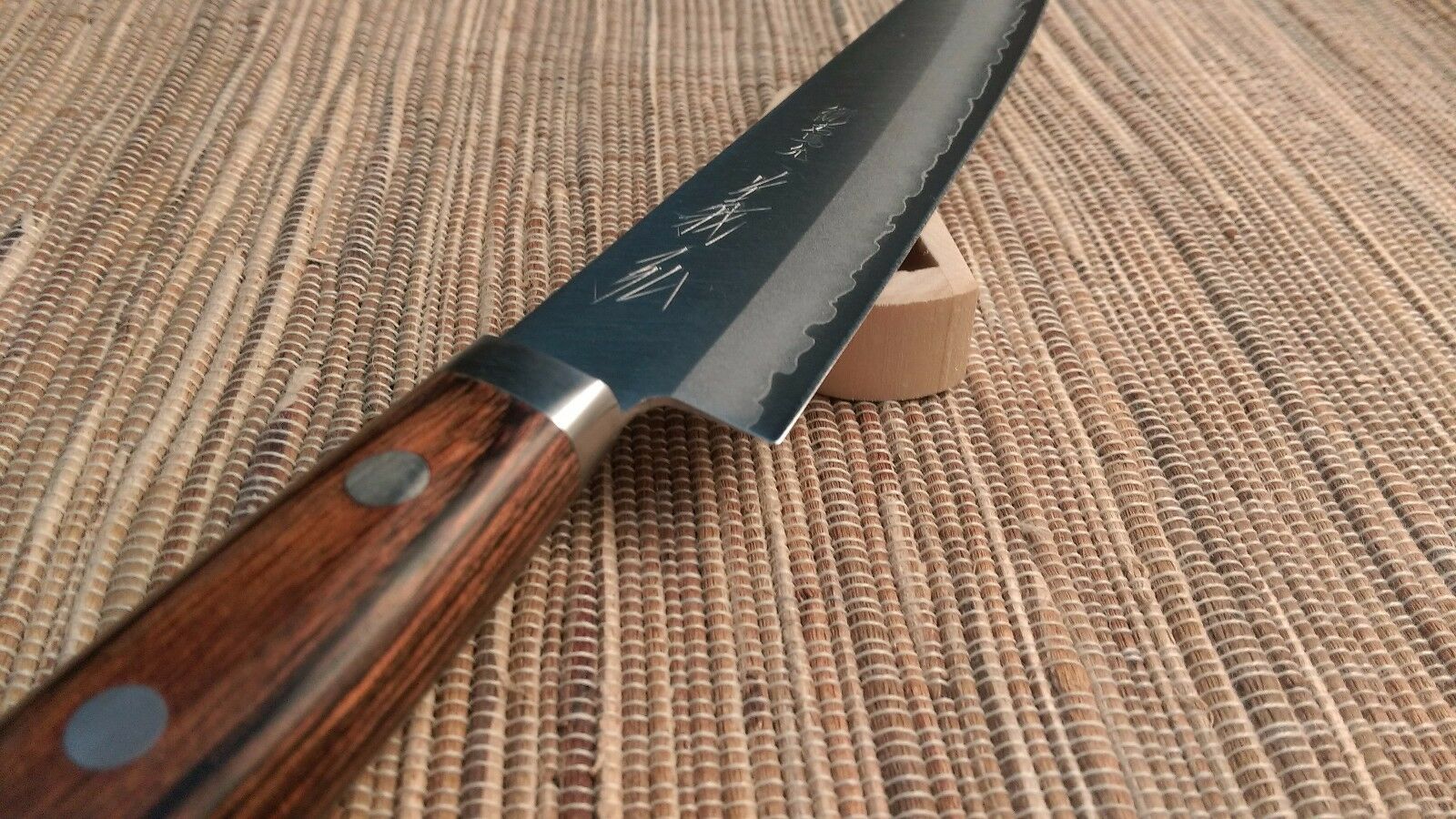 Sakai Japanese Kitchen Knives: Yoshihiro Gold Knife: VG-1 Petty knife USA - Fresh Stock Dated December 2025