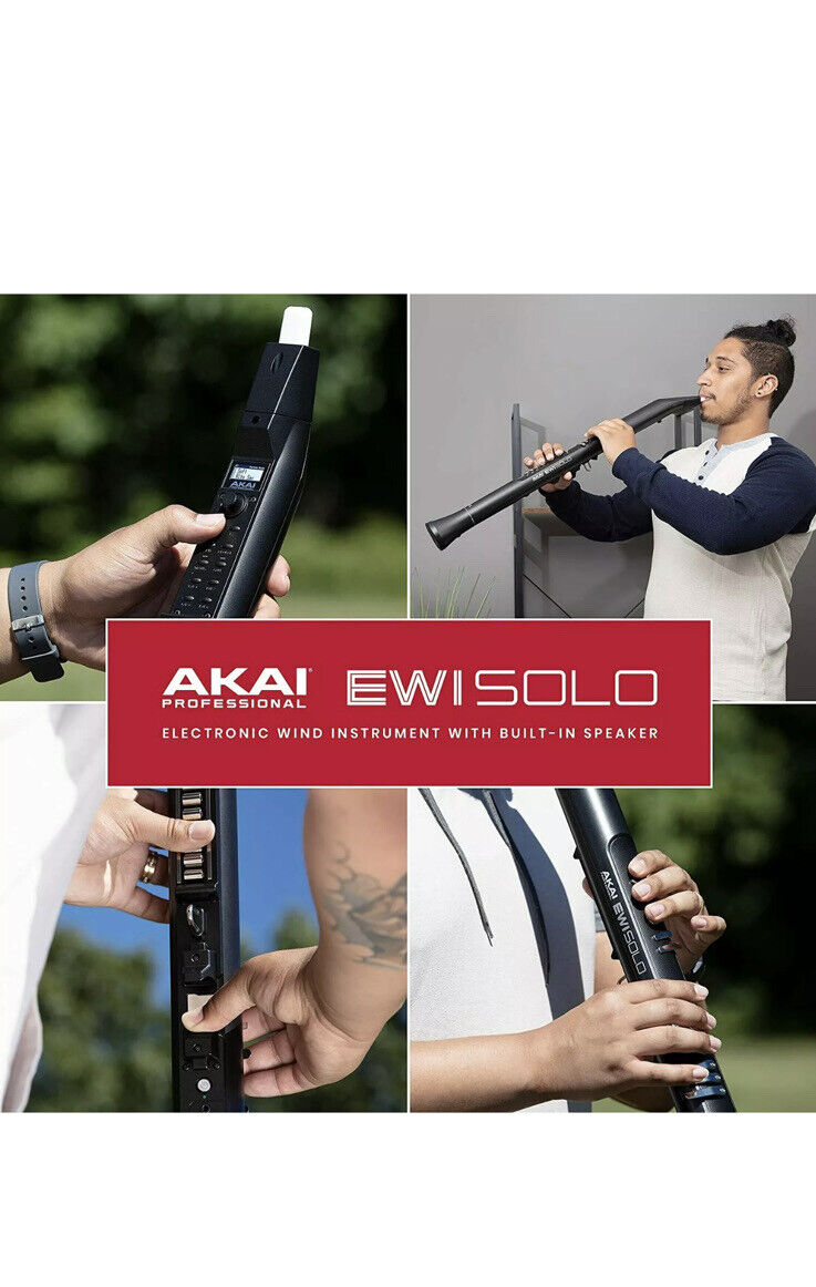 AKAI Professional EWI Solo  Electronic Wind Instrument With Built-in Speakers - Fresh Stock Dated February 2026