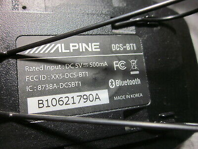 Alpine DCS-BT1 Alpine Bluetooth Hands-free Speaker BMW Branded - Fresh Stock Dated February 2026