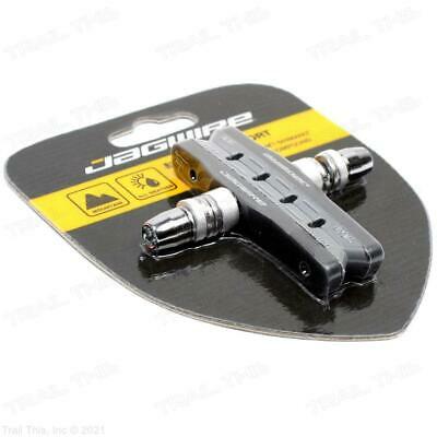 Jagwire Mountain Sport Brake Pads Shoes Threaded Stem MTB Bike All-Weather Gray - Fresh Stock Dated December 2025