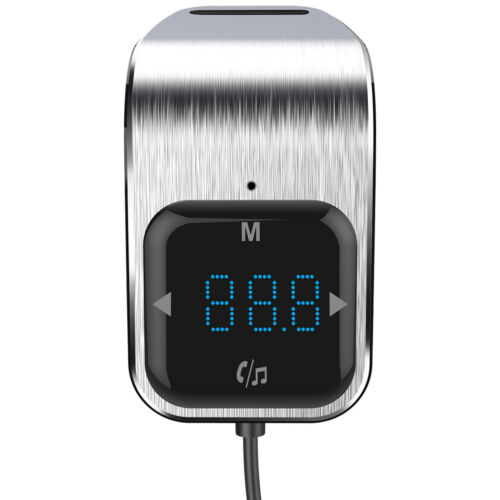 LCD mp3 Dual USB car Charger Lighter Bluetooth player FM TRANSMITTER Cigarette-O - Fresh Stock Dated December 2025