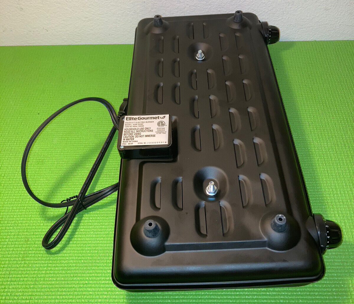 Elite Gourmet By Maxi-Matic Countertop Electric Hot Burner Double With Control ￼ - Fresh Stock Dated February 2026