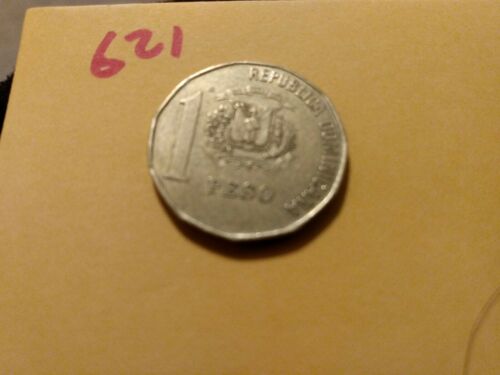 🇩🇴🇩🇴 2002 Dominican Republic 1 Peso Coin, Sharp Details See Pics 🇩🇴🇩🇴 - Fresh Stock Dated December 2025