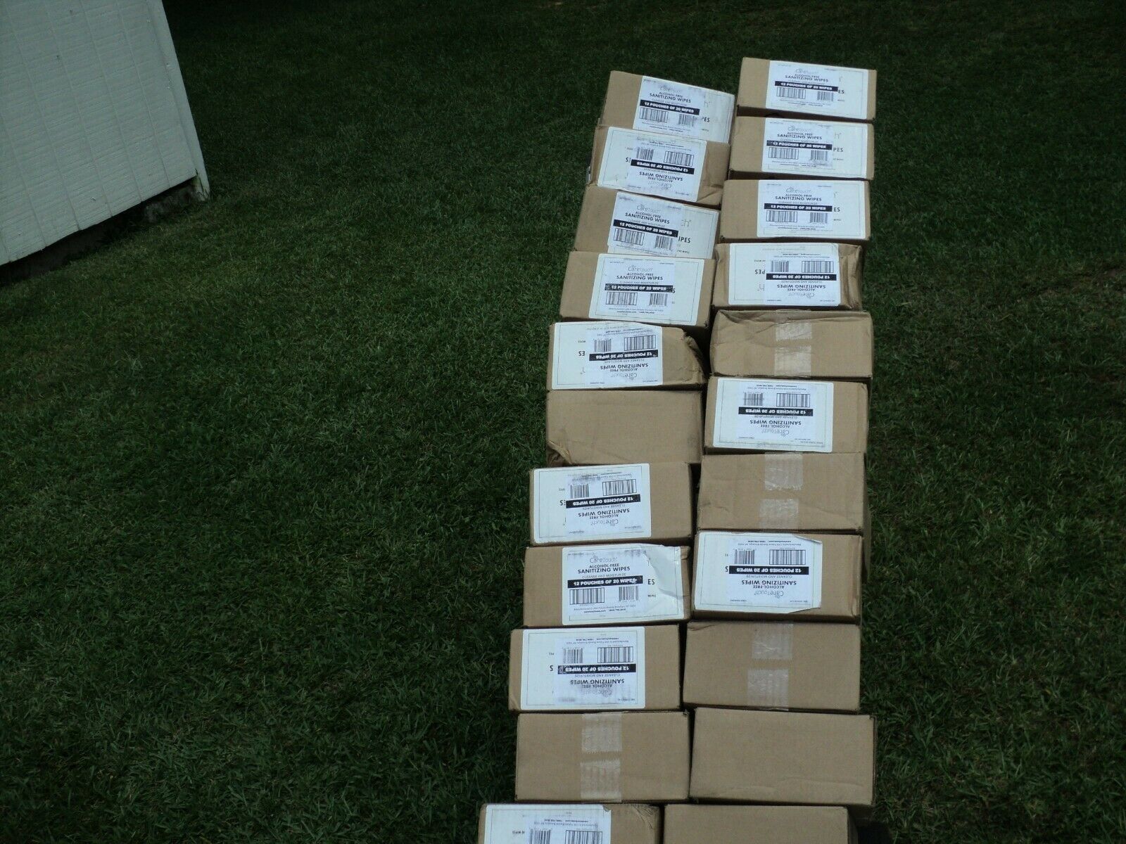 New Care Touch Alcohol-Free Hand Sanitizing Wipes - 12 Pouches, 240 Wipes - Fresh Stock Dated February 2026