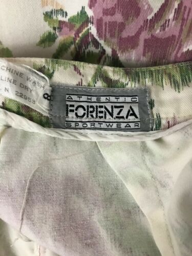 Vintage Floral Skirt / 1980s Rose Flower Print Summer Pencil Skirt / Small - Fresh Stock Dated February 2026