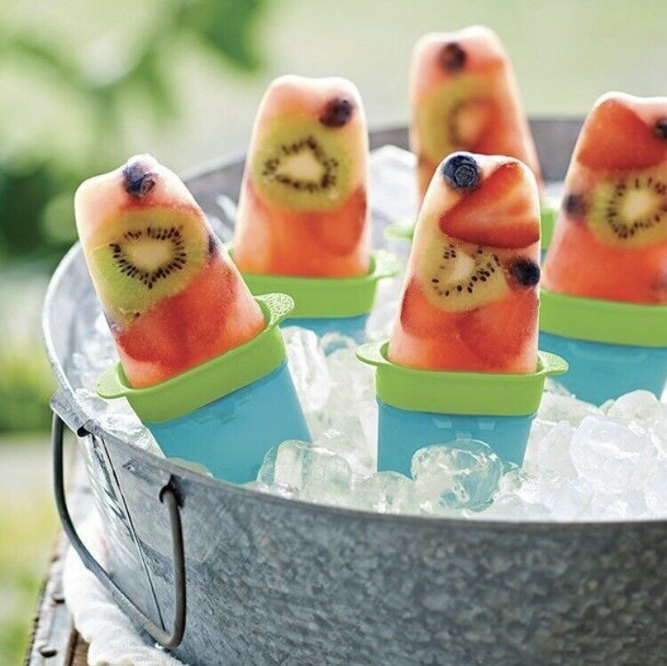 Tupperware Lollitups Popsicle Molds Used - Fresh Stock Dated February 2026