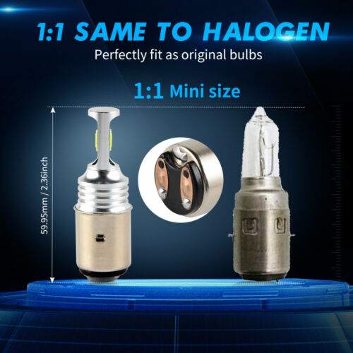 Fits for KTM 500 EXC XCW 2012-2013 LED Headlight 6500K White 100W 3000LM 2 Bulbs - Fresh Stock Dated February 2026