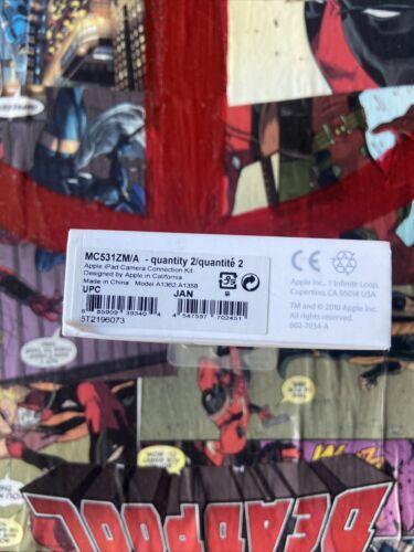 Genuine Apple iPad Camera Connection Kit MC531ZM/A (A1362 & A1358) SEALED BOX - Fresh Stock Dated February 2026