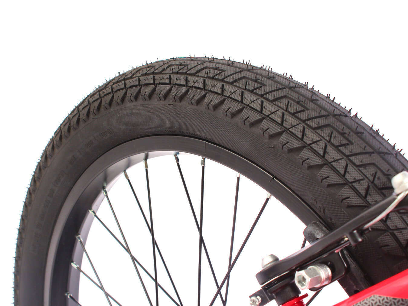 KHE BMX Bike United Roouse Red-Black 20 Inches With Rotor Only 25.7lbs - Fresh Stock Dated February 2026