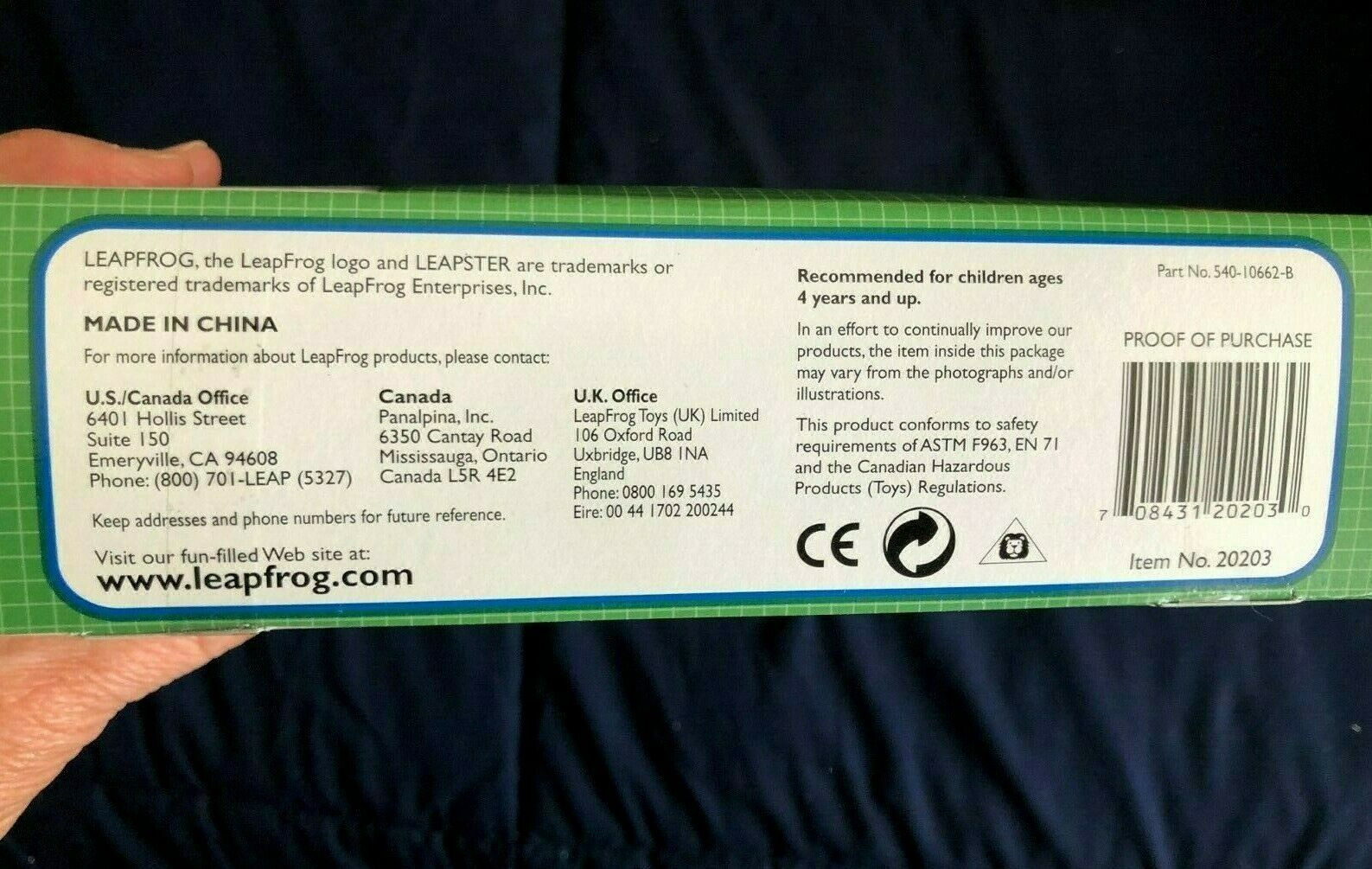 LEAPSTER CARRYING CASE Protect & Store Handheld & Cartridges BRAND NEW IN BOX! - Fresh Stock Dated February 2026