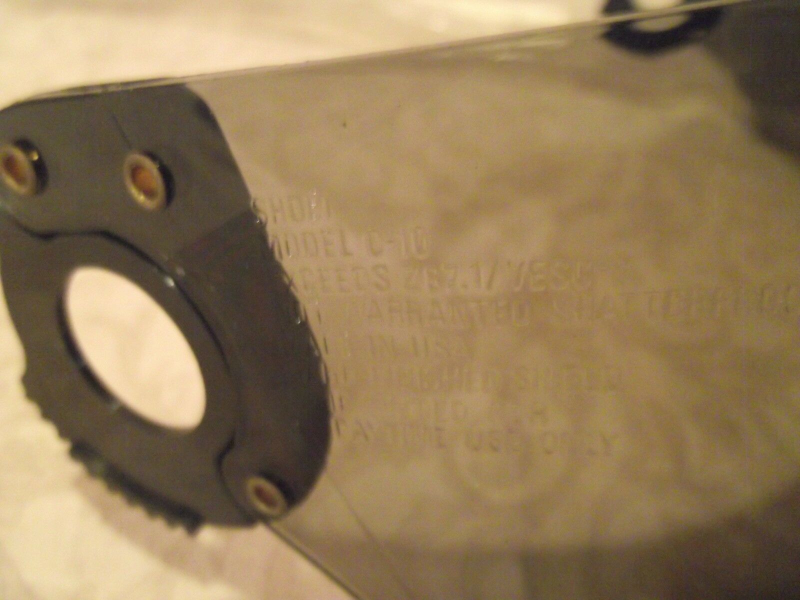 HJC C-10A Light Smoke Faceshield - Fresh Stock Dated February 2026