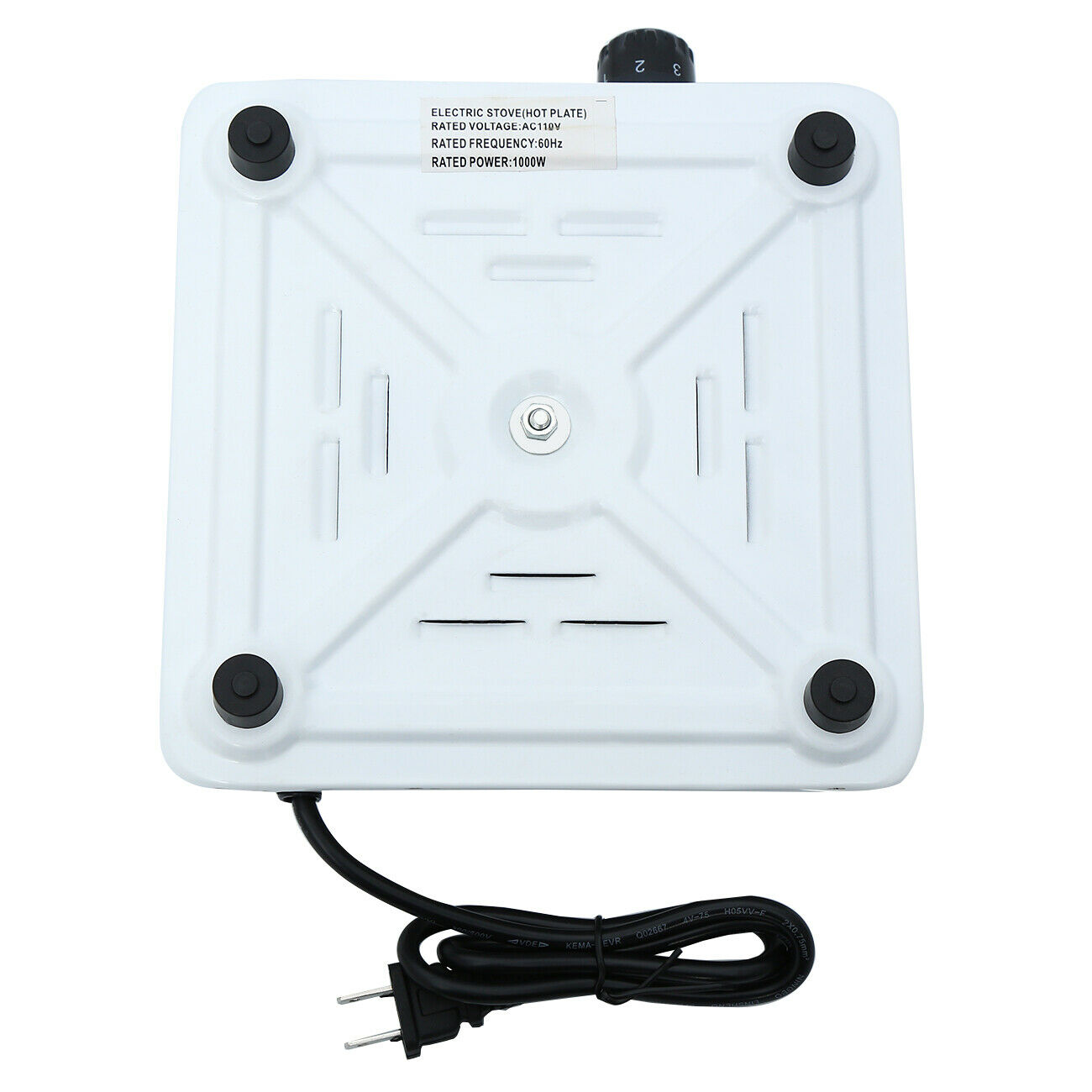 1000W Portable Electric Single Burner Hot Plate Kitchen Stove RV Dorm Cooktop US - Fresh Stock Dated February 2026