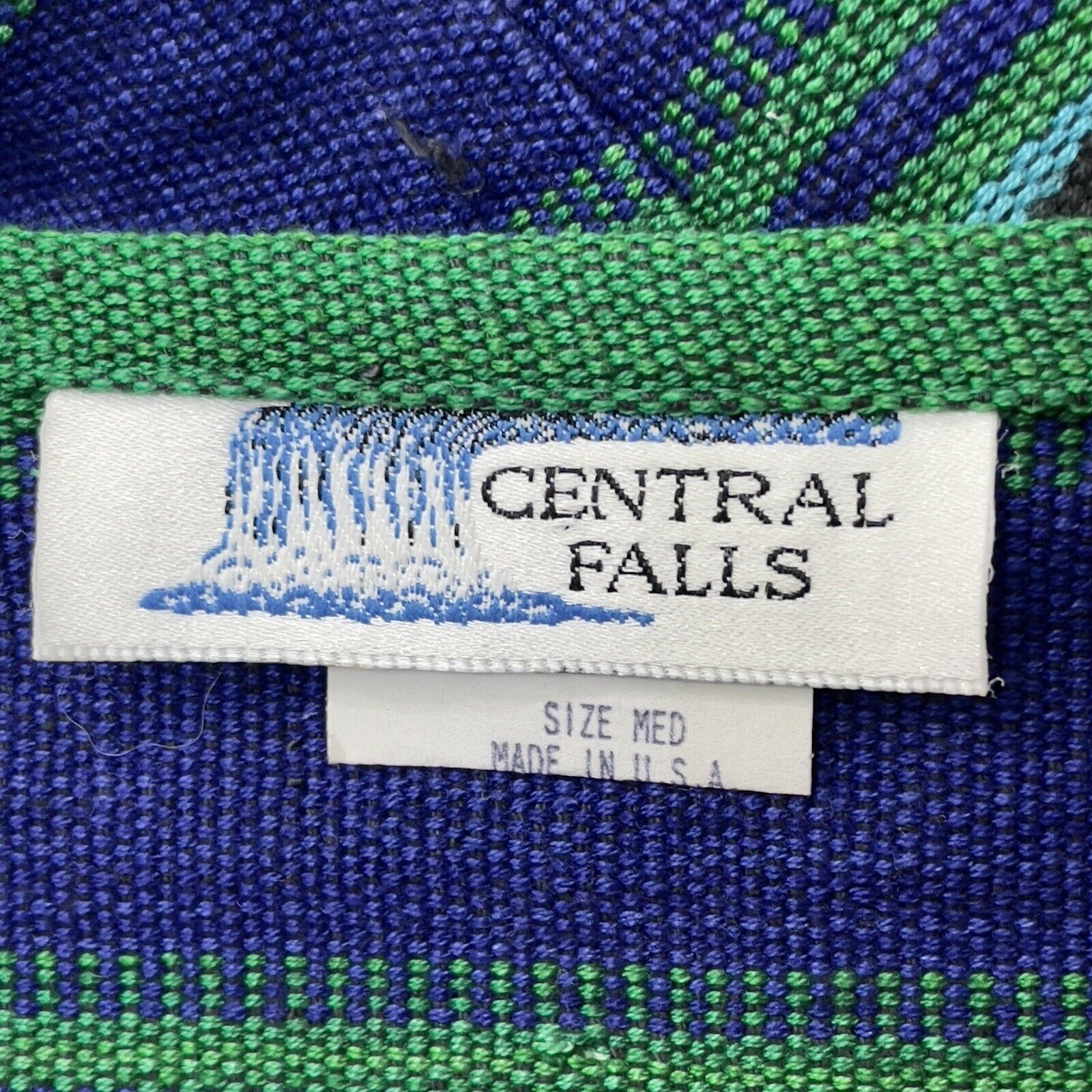 Central Falls Vintage Womens Skirt Medium Red Blue Aztec Southwest Modest Wrap - Fresh Stock Dated March 2026