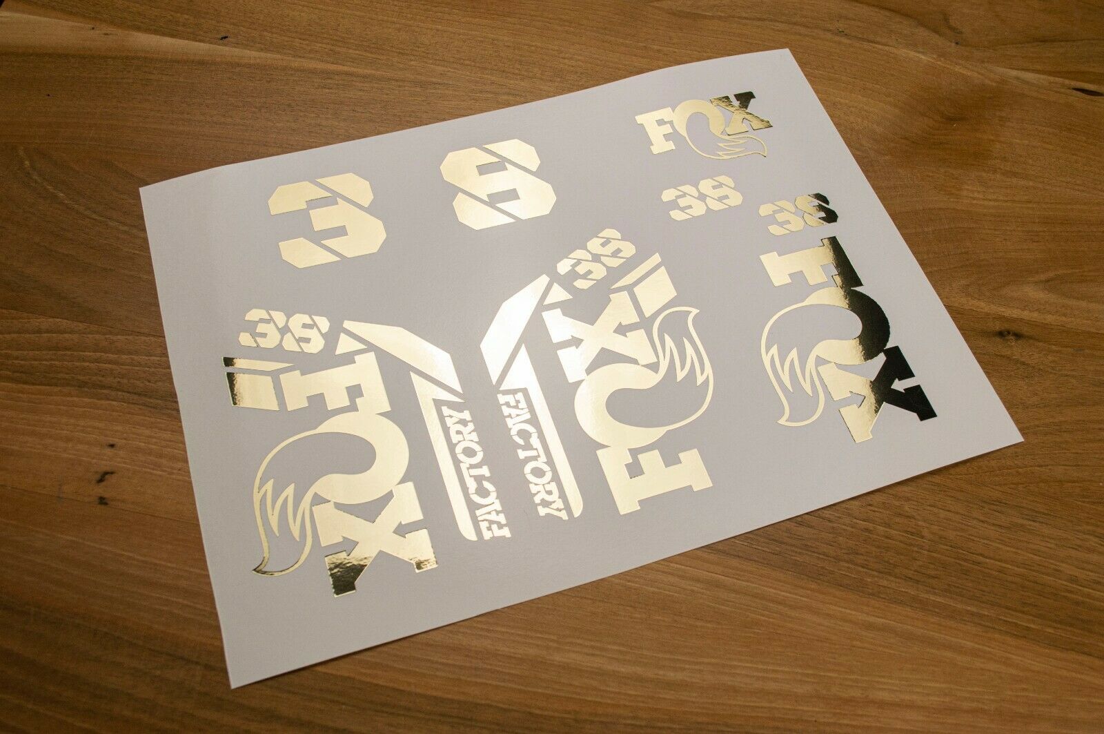 Fox Fork 38 Factory  Mountain Bike Cycling Decal Sticker 2021's - Fresh Stock Dated December 2025