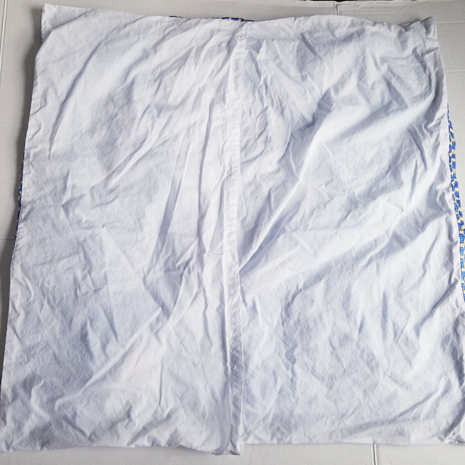 Pottery Barn Teen Lilly Pulitzer Elephant Appeal Euro Sham Ikat Blue Gold - Fresh Stock Dated February 2026