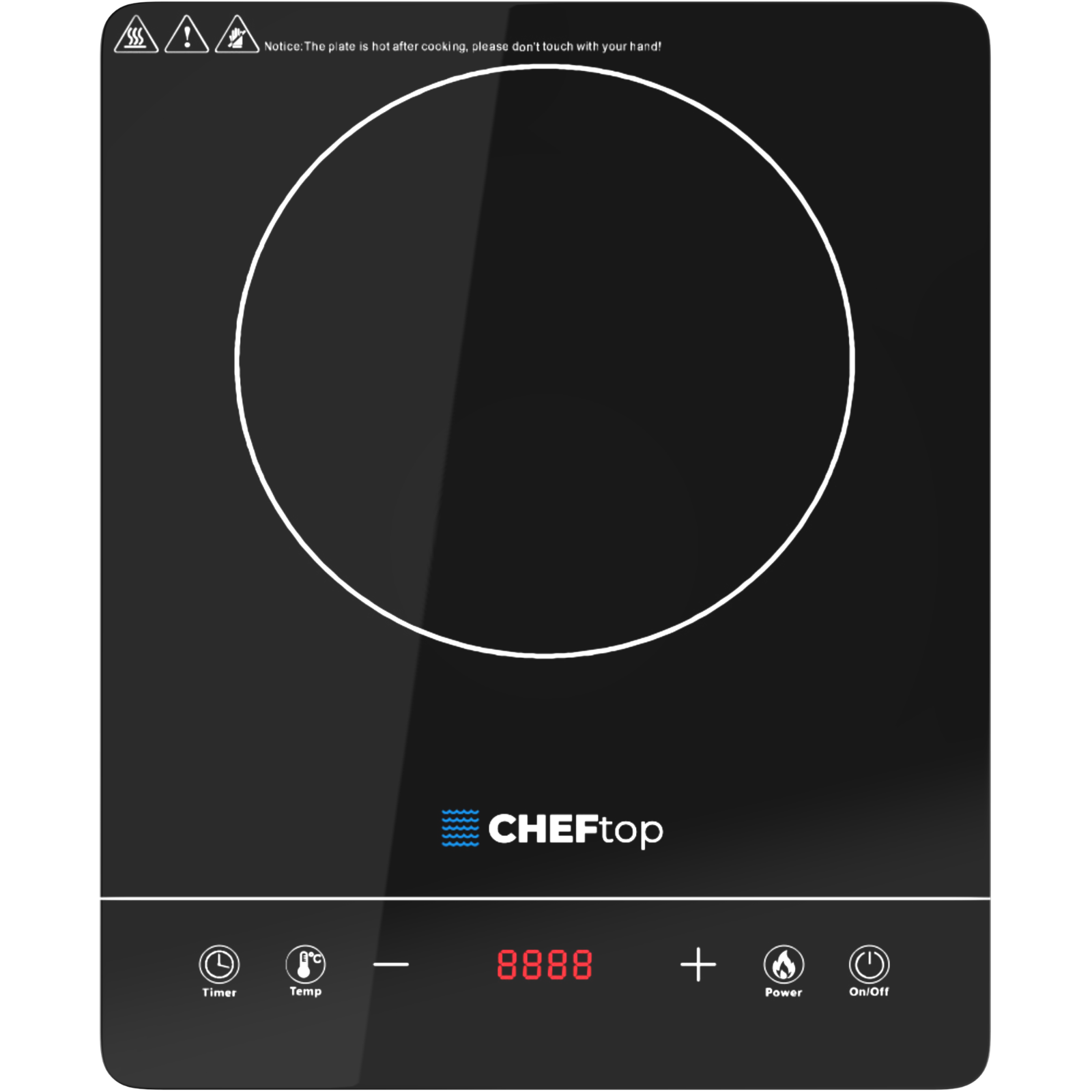 HIGH POWER Portable Induction Cooktop Countertop Single Burner 8 Power Levels - Fresh Stock Dated December 2025