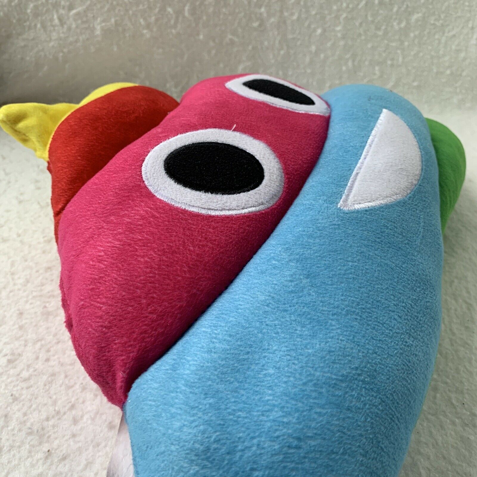 Rainbow Poop Emoji Pillow, FUN!! - Fresh Stock Dated February 2026