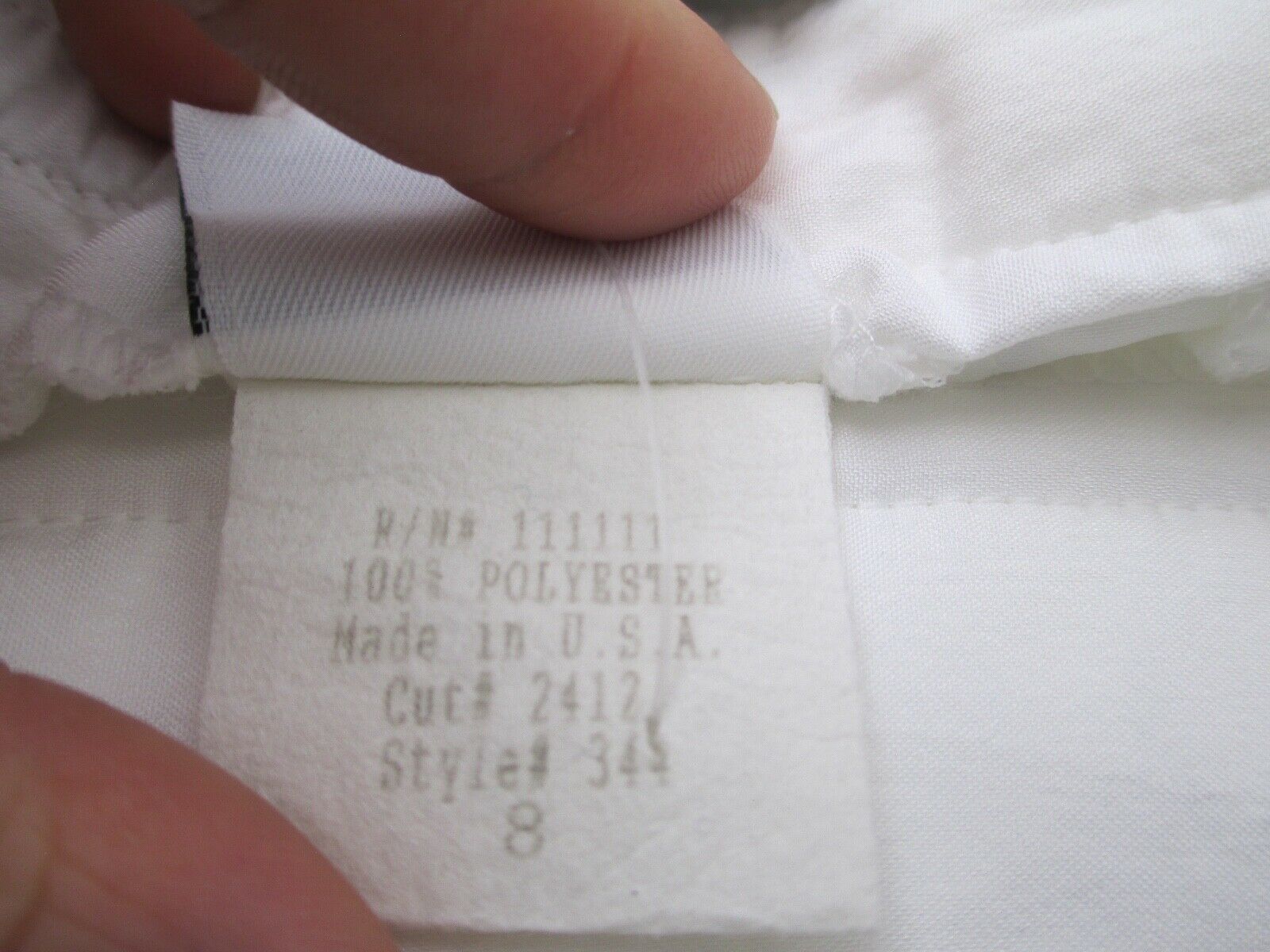 Vintage Tennis Golf Skirt Natty NOS White 90's Y2K USA MAde - Fresh Stock Dated February 2026