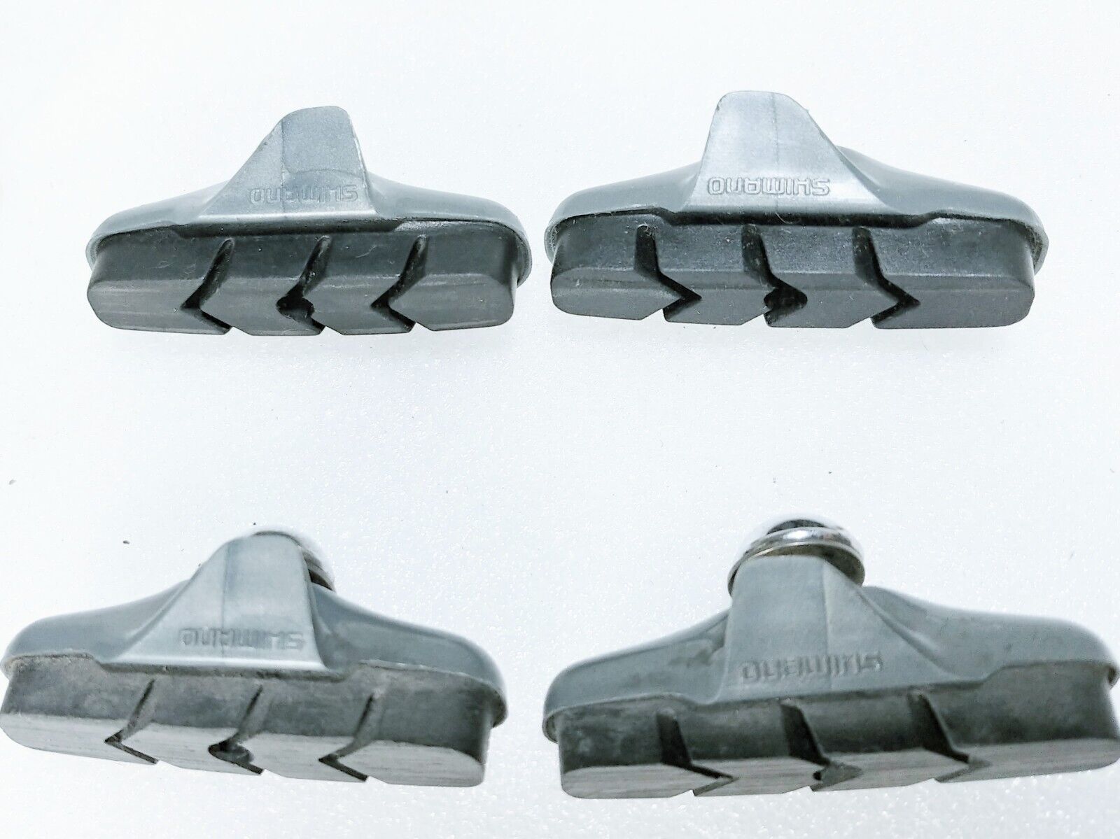 SHIMANO Ultegra 600 Tricolor Brake Pads For BR-6403, 6400 2 sets (4 pads) - Fresh Stock Dated February 2026