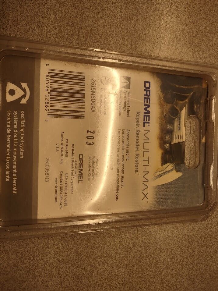 Dremel Multi-Max Rigid Scraper Blade MM600 Attachment, New mm600 - Fresh Stock Dated February 2026