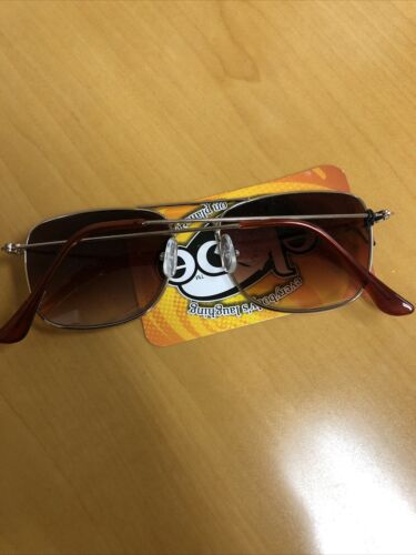 Square Aviator Brown / Gold Sunglasses Costume Accessory by elope - NEW! - Fresh Stock Dated February 2026