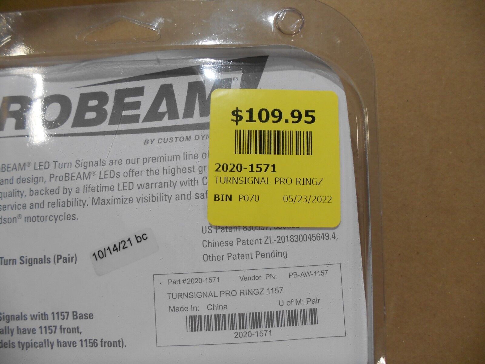 Harley Davidson Pro Beam front turn signals - Fresh Stock Dated February 2026