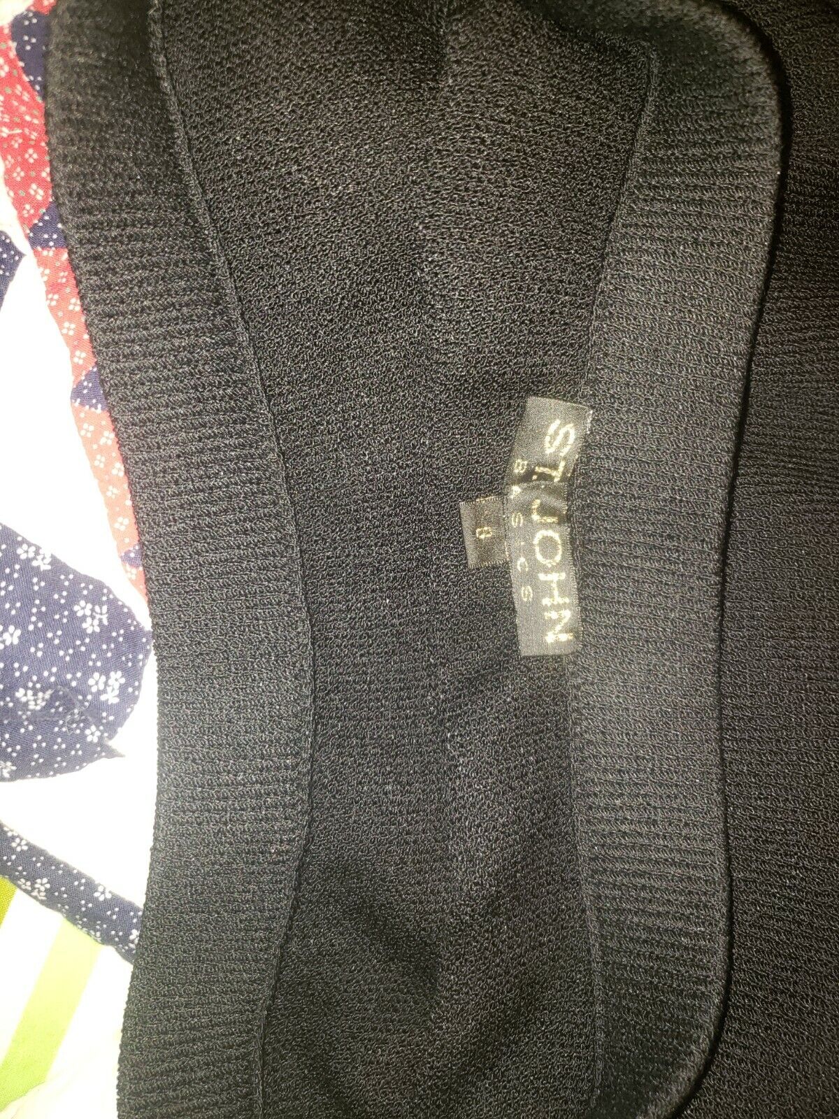 VTG ST JOHN KNITS BASICS Skirt Sz 8 Vintage 90s Classic Black Maxi - Fresh Stock Dated March 2026