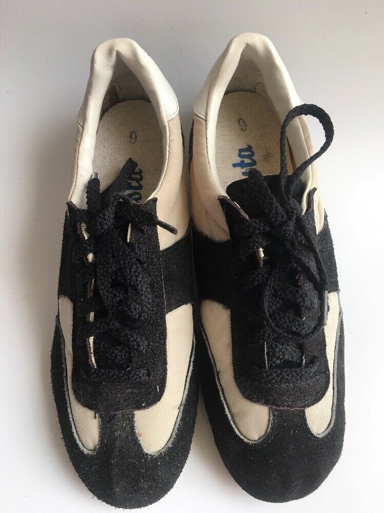 6 NOS Vintage TOURISTA 1970s CYCLING TOURING SHOES Eroica SUEDE Bata Biker Era - Fresh Stock Dated December 2025