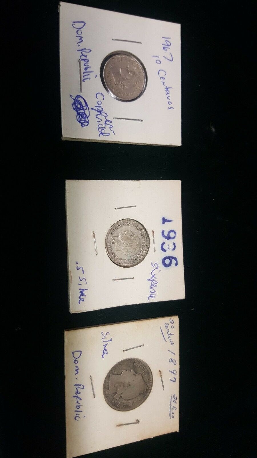 1897 Centavos Foreign Silver Coin Brittain 1936 Sixpence Silver Coins 50%silver - Fresh Stock Dated February 2026