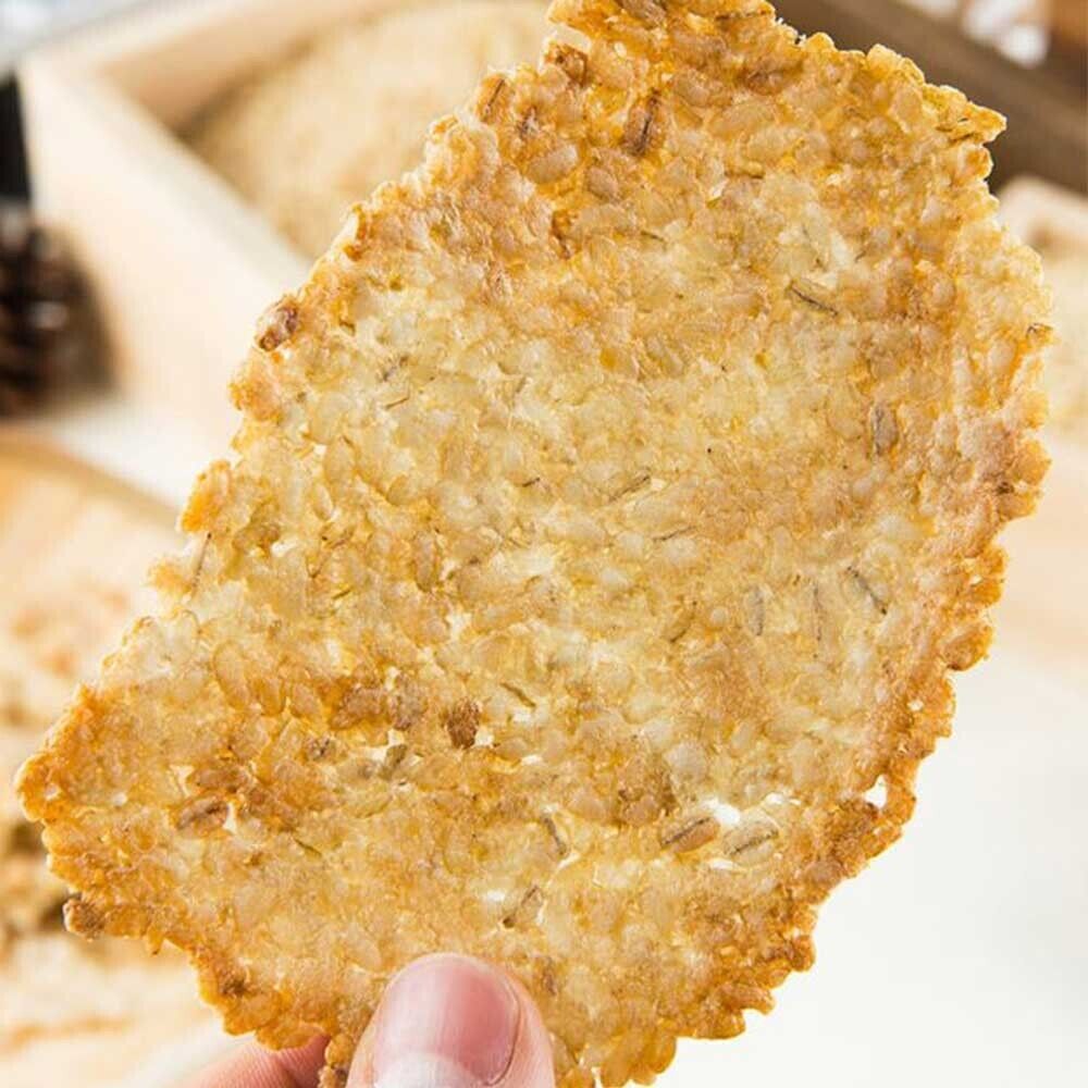 TOTOMI Korean Scorched Brown Rice barley Snacks, No Sugar, Nurungji, 460g 16.2oz - Fresh Stock Dated February 2026