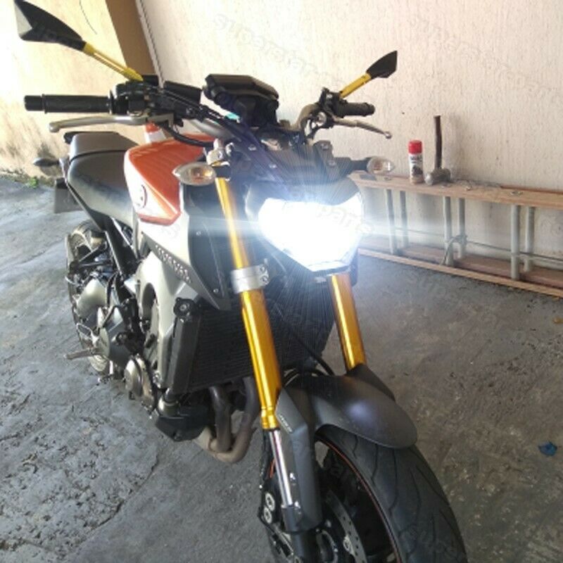 2x H4 9003 LED Headlights White Bulbs For Harley Softail Standard FXST 1999-2007 - Fresh Stock Dated February 2026