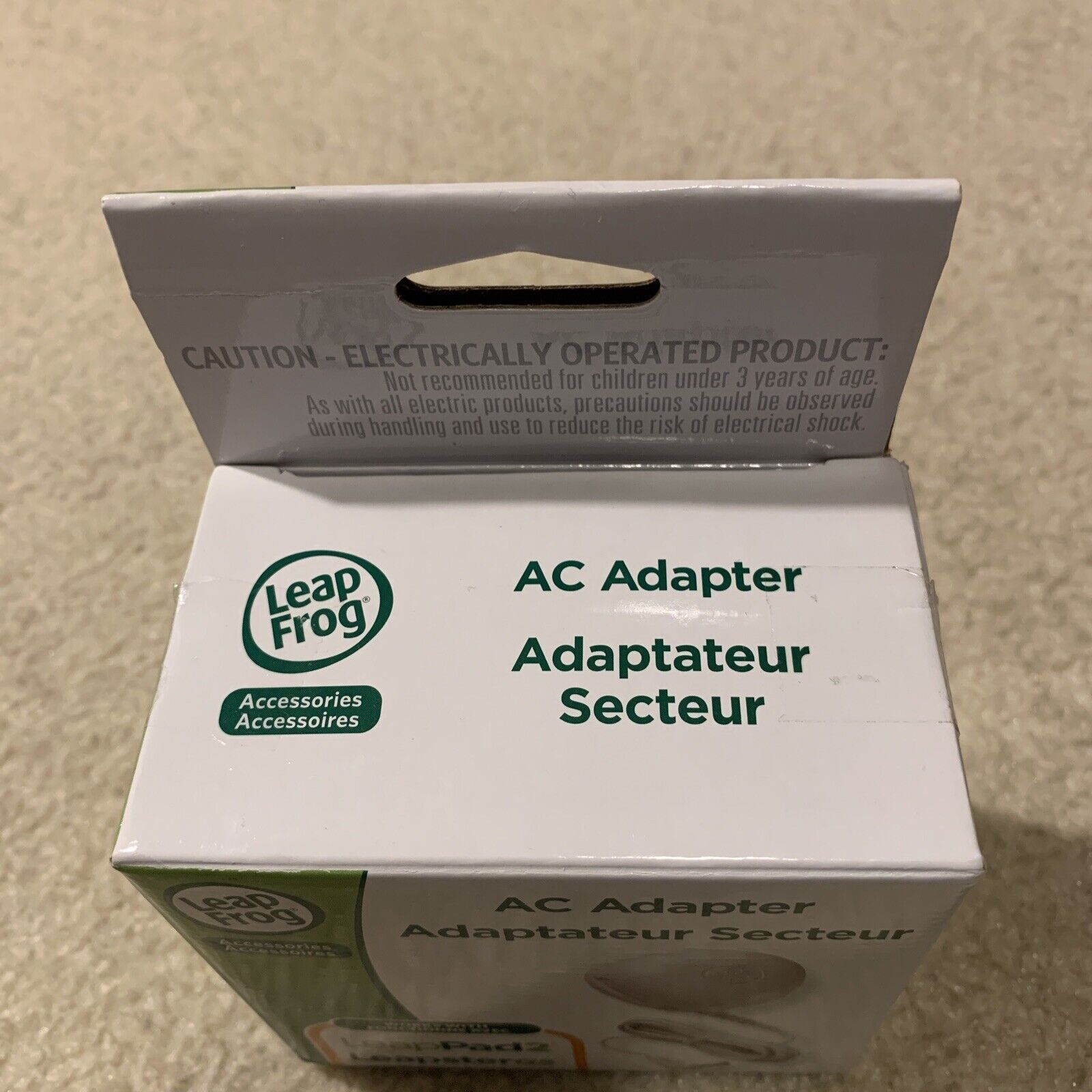 Leap Frog Accessories LeapPad 2 Leapster GS AC Power Adapter White NEW - Fresh Stock Dated February 2026