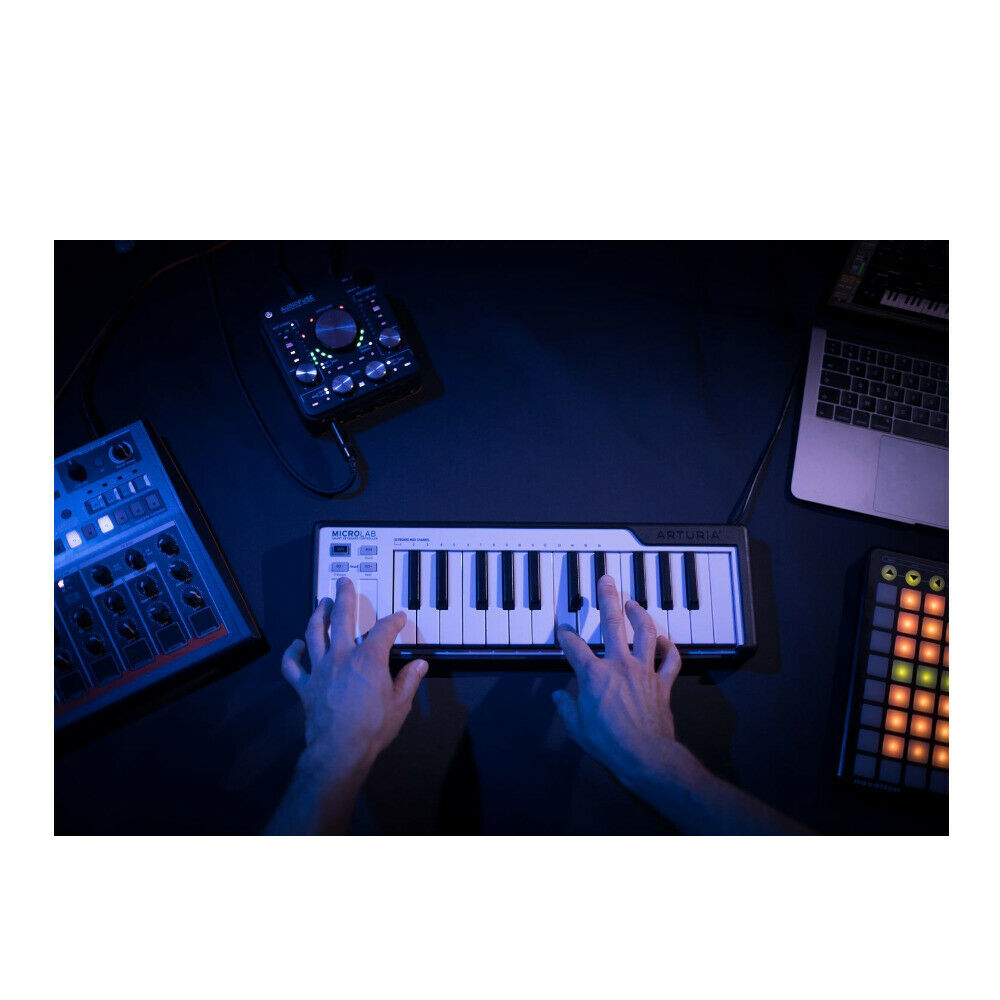 Arturia Microlab MIDI Controller (Black) - Fresh Stock Dated February 2026