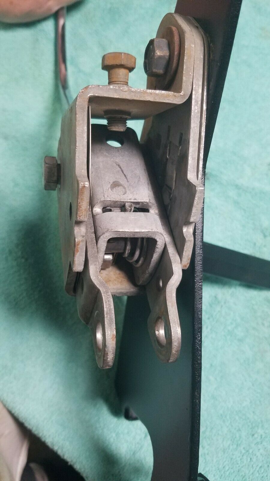 CHEVY 3 SPEED HURST DUAL PATTERN SYNCRO/LOC SHIFTER, MOUNT#1581 HURST STICK&BALL - Fresh Stock Dated February 2026