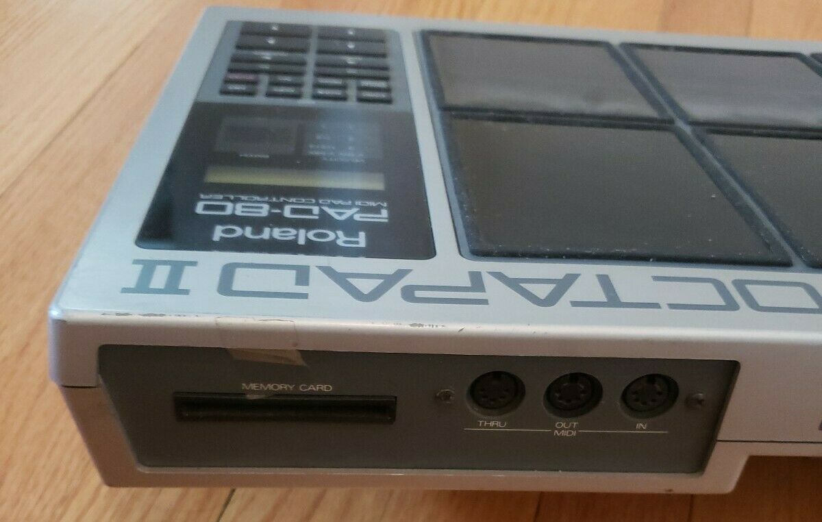 Roland Octopad II PAD-80 No Power Chord As IS Parts Repair - Fresh Stock Dated February 2026